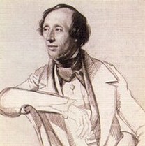 Andersen 1841, Porträt von Carl Christian Vogel von Vogelstein