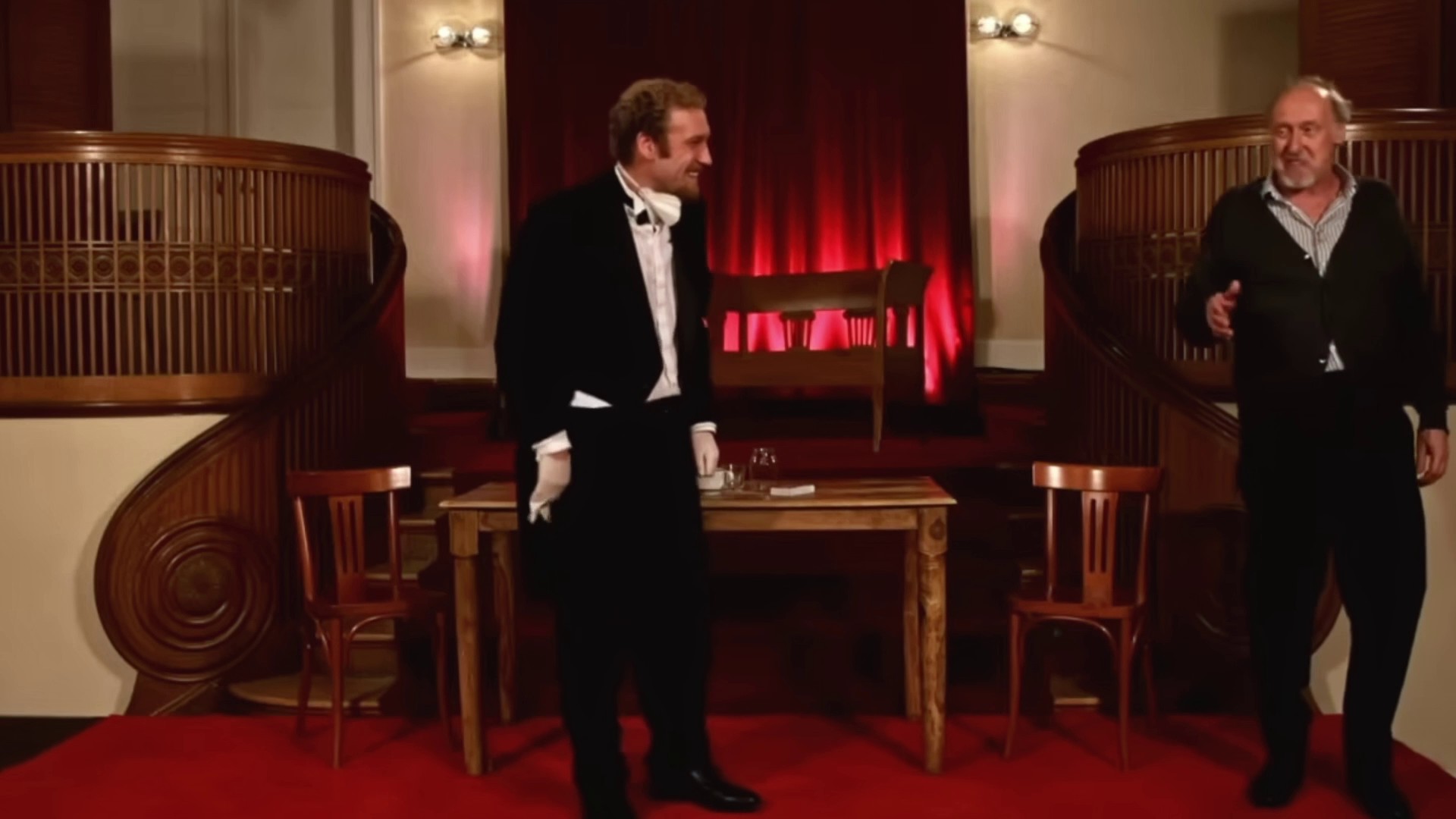 Johannes Hallervorden als 'Iwan Wassiljewitsch' und Harald Effenberg als 'Stepan Stepanowitsch'